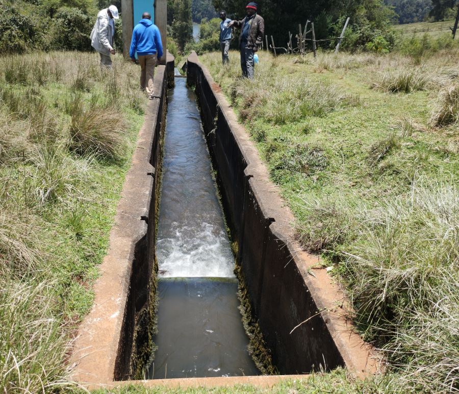 Canal flow-Kibiru Outfall